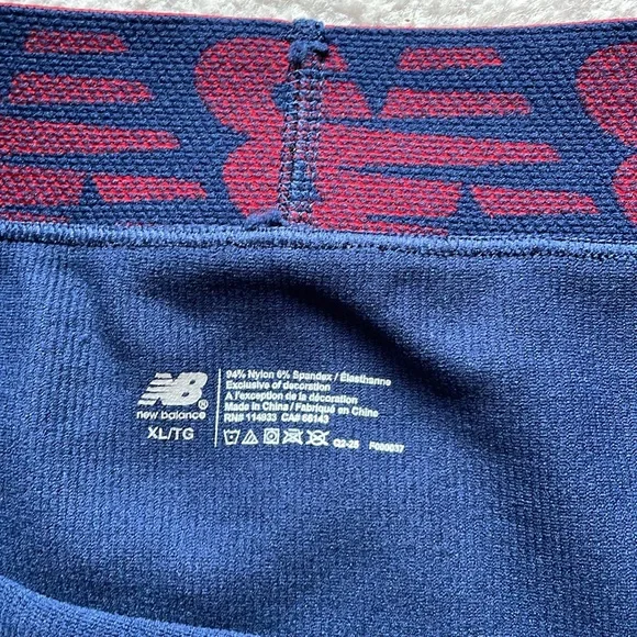 New Balance Women's Navy and Red Sports Bra Set - Picture 5 of 6
